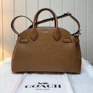 Coach Soft Empire Carryall Bag 28 - Honey Brown Leather